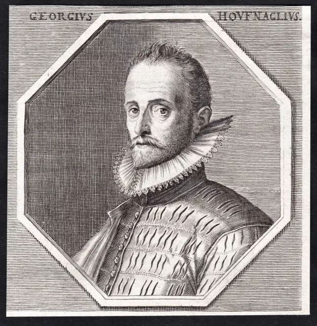 Georg Hoefnagel Buchmaler Maler miniaturist Miniaturmaler engraver Portrait 1680