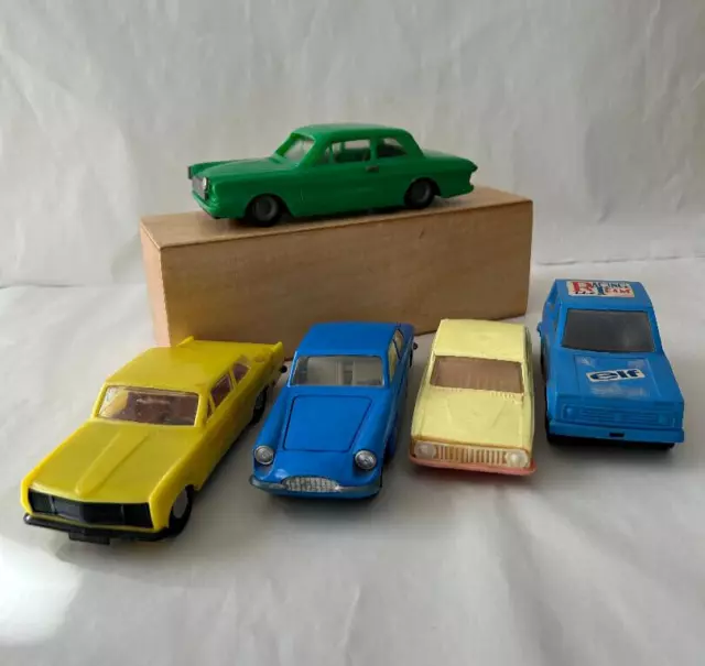 Alte DDR Spielzeug /  Blech / Plasticart ITES Rennwagen  Autos konvolut