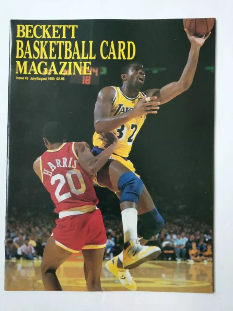 Beckett Basketball Card Magazine Issue #3 July August 1990 Magic Johnson