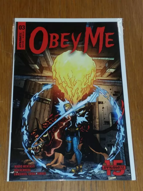 Obey Me #3 Nm+ (9.6 Or Better) June 2019 Dynamite Comics