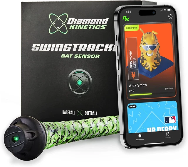 Swingtracker Bat Sensor with FREE 1-Year Membership for Baseball and Softball
