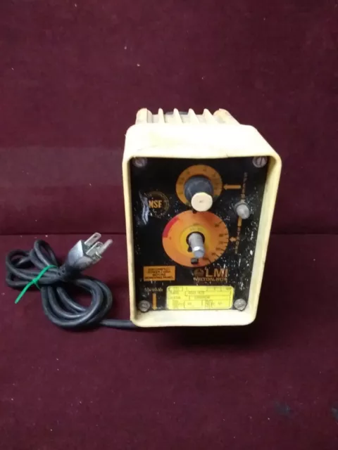 Lmi Milton Roy A161-62S Metering Pump= Used