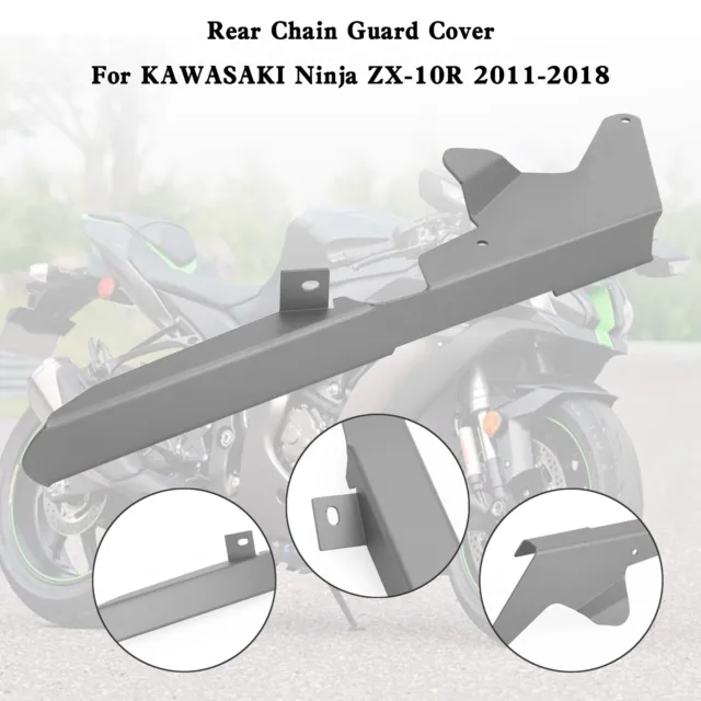 Sprocket Chain Guard Protector Cover For KAWASAKI ZX-10R 2011-2018 Titanium H10