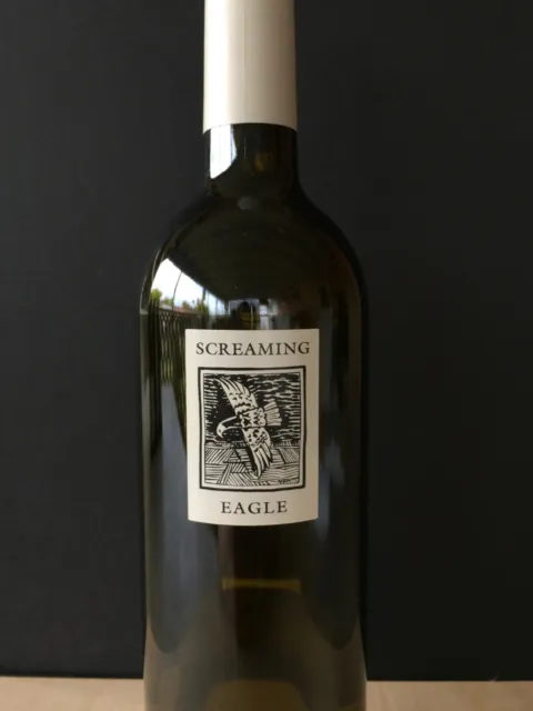 "White" Screaming Eagle 2017 Sauvignon Blanc Empty Wine Bottle Usa Napa Valley