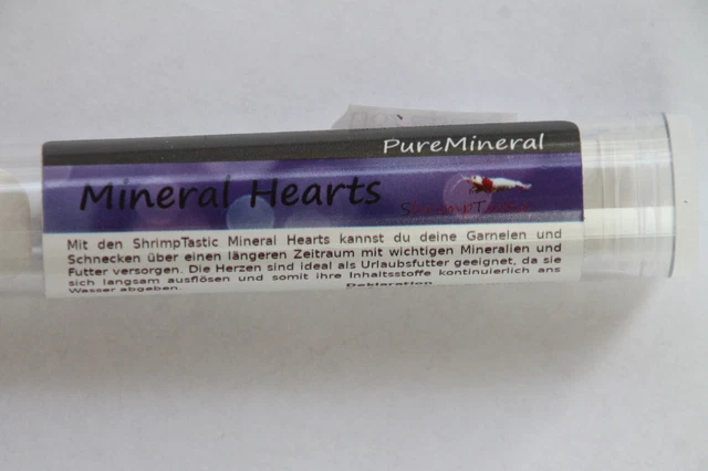 Mineral Hearts Pure Mineral, camarones, gallos, cangrejos, caracoles, 10 piezas