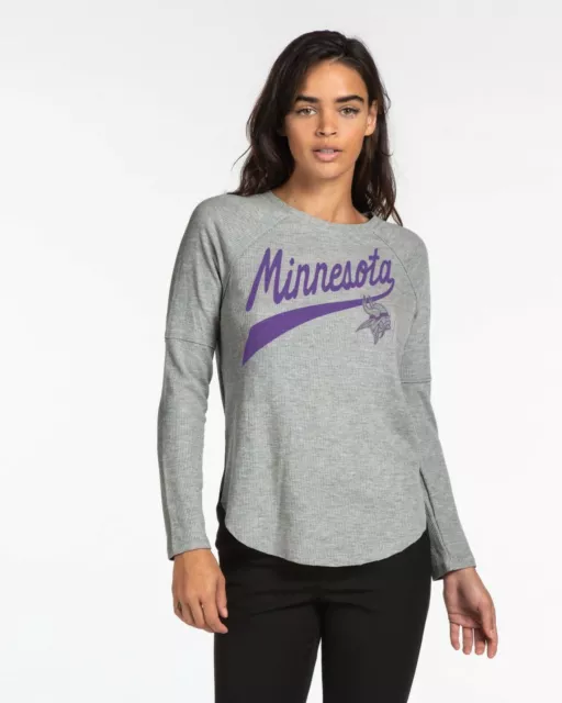 Junk Food Womens NFL Minnesota Vikings Super Soft Thermal Shirt New XXS-2XL