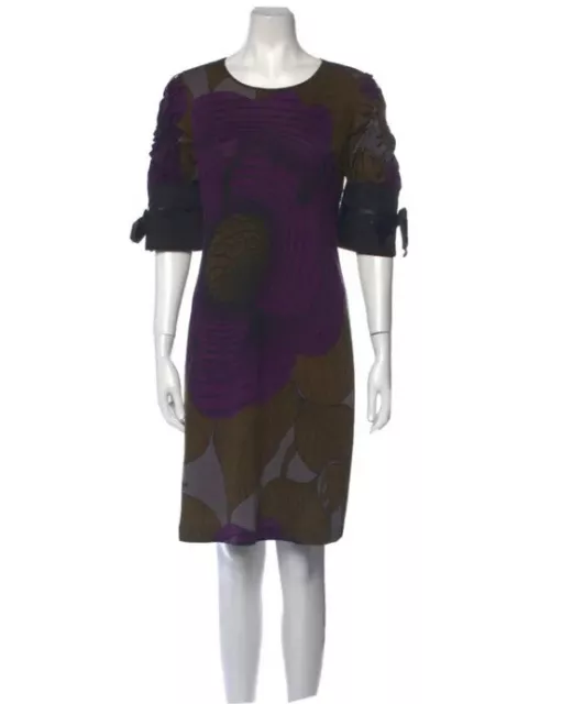 PHILOSOPHY DI ALBERTA Ferretti Printed Knee-Length Dress Size 8 $60.00 ...