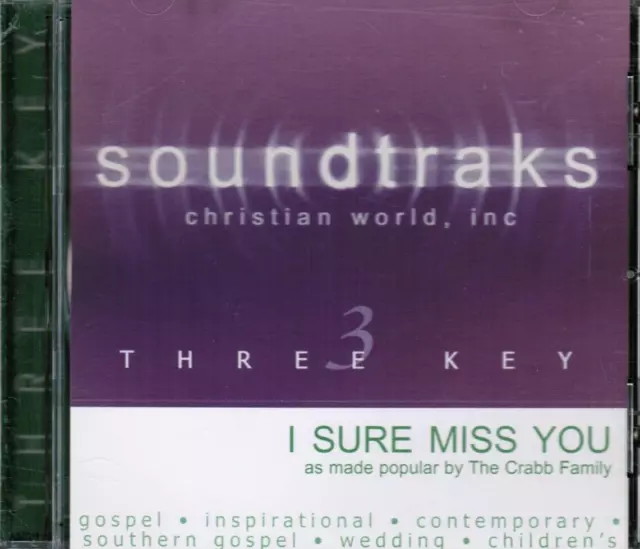 I Sure Miss You - Crabb Family - Christian Accompaniment/Performance Track CD