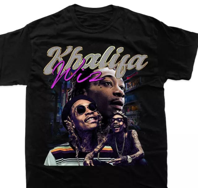 Wiz Khalifa Blk Shirt Wiz Khalifa Blk Hiphop Rapper Rnb Merch Gift For Fans S-5X