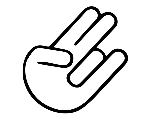THE SHOCKER HAND Symbol Gesture Logo Decal Car Vinyl Sticker JDM Window
