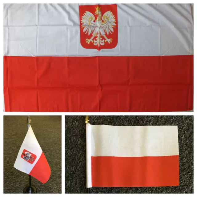 Polish Hand Table Flag Poland Polska Russia World Cup 2018 Football Ultras bn