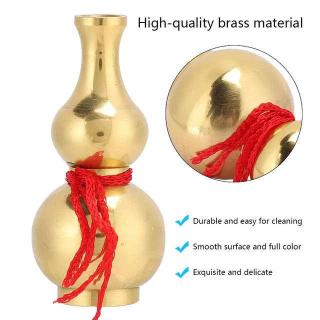 BROLEO Feng Shui Calabash Brass Gourd Exquisite And Delicate Durable Car