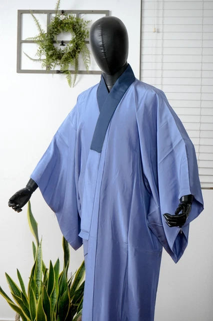 Dear Vanilla Japanese Juban Undergown Men's Kimono Authentic Vintage Japan Mint 2