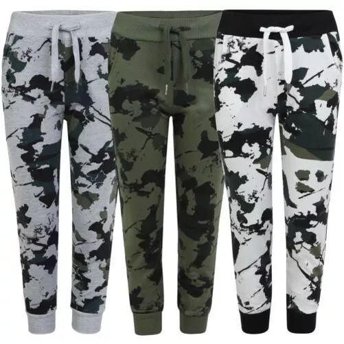 Bambini Camouflage Pantaloni Tuta Bambini Bambine da Corsa Teenager 3-14