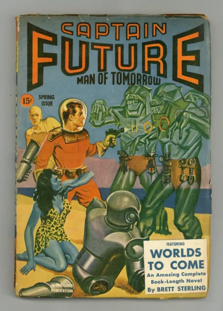 Captain Future Pulp Mar 1943 Vol. 5 #2 GD/VG 3.0