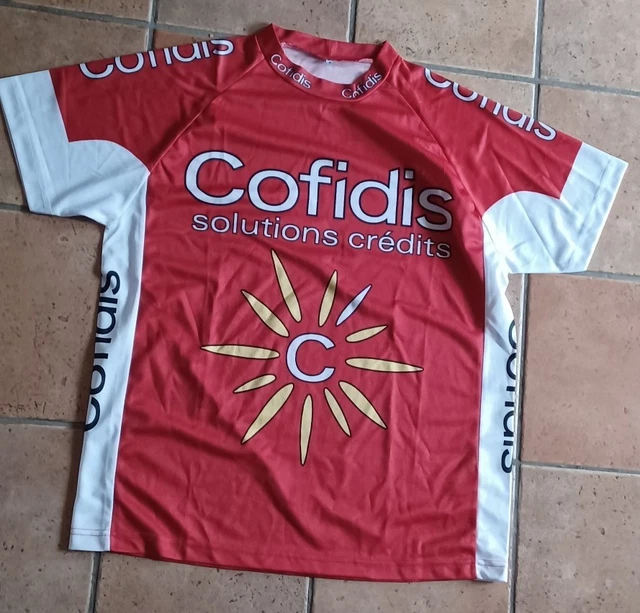 Cyclisme Tee-shirt maillot équipe COFIDIS caravane Tour de France