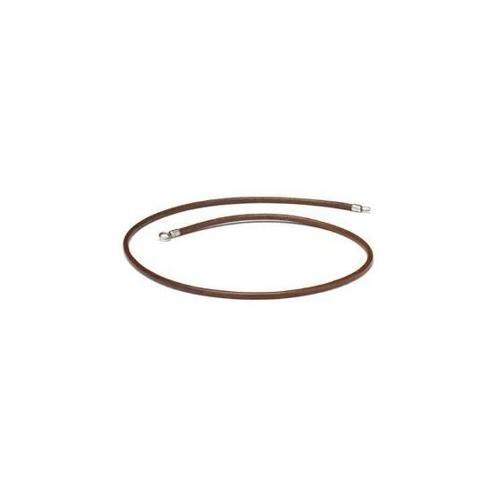 Fashion TROLLBEADS Necklace Leather Brown 17 11/16in TLENE-00005
