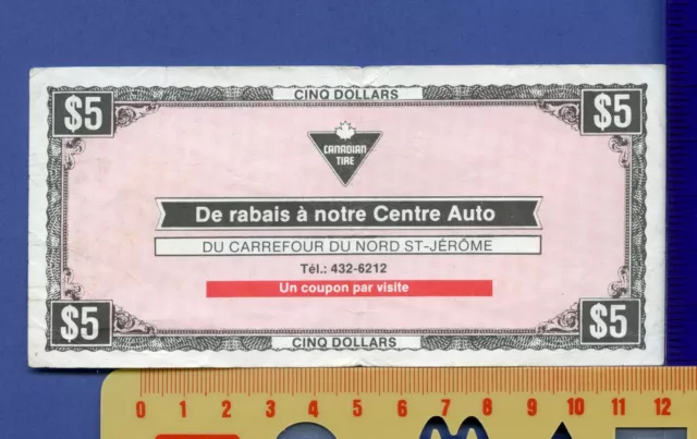 Canadian Tire Cinq Dollars Du Rabais A Notre Centre Auto Coupon