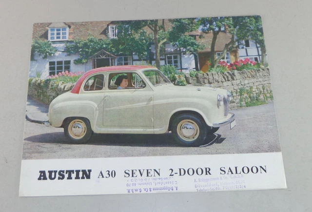 PROSPECTUS/BROCHURE AUSTIN A30 Seven 2 portes berline EUR 24,90 ...