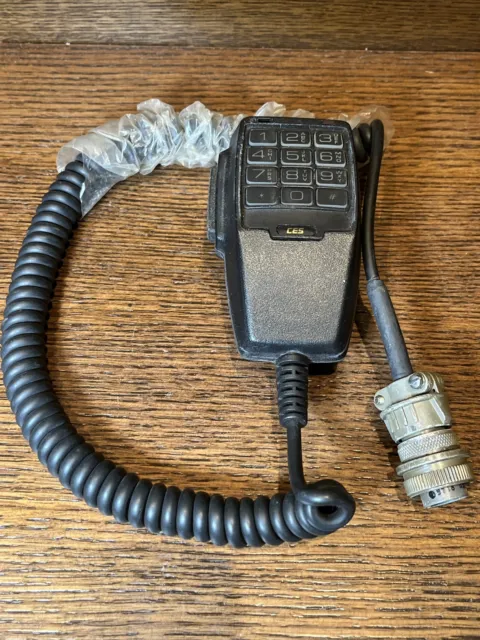 Vintage CES Microphone Train Railroad Radio Dispatch Switchman Handset (E)