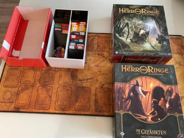 Kartenspiel - Der Herr der Ringe - LCG + Neopren-Matte + Sortierkasten