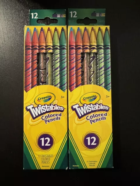 CRAYOLA TWISTABLES COLORED Pencil Kit- $23.99 - PicClick