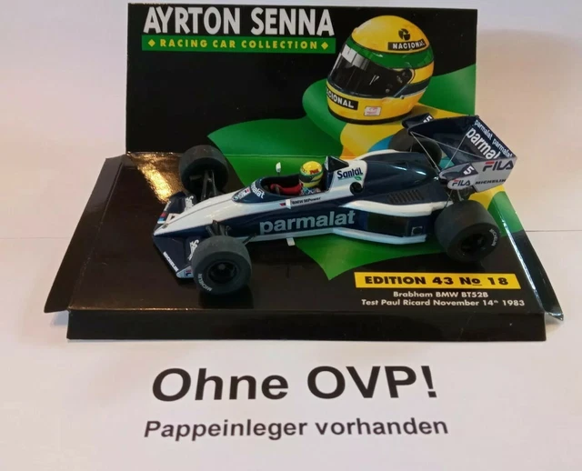 MINICHAMPS 1:43 F1 Brabham BMW BT52B Test Paul Ricard 1983 Ayrton Senna EUR 24,00 - FR