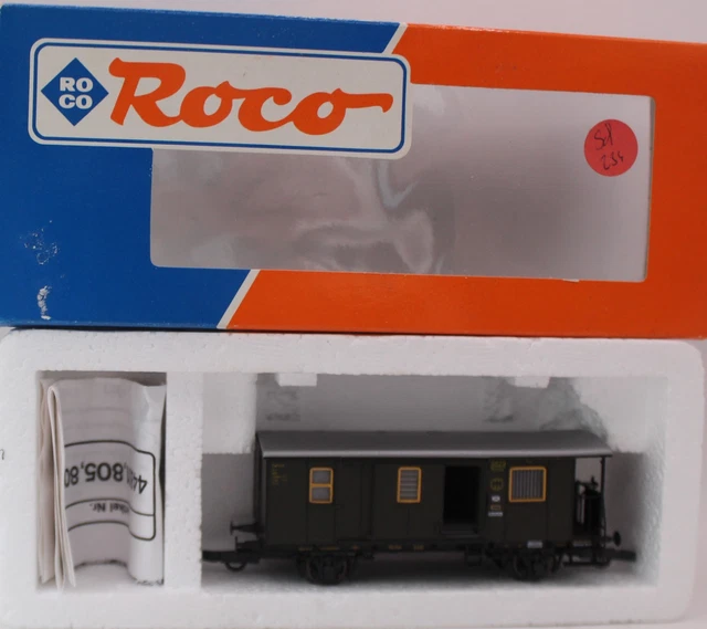 Roco Box ROCO 44801 H0 Gauge DR 4-wheel Parcel Coach #9829 Munchen £14.99 ...