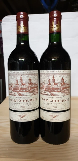 1 bouteille de chateau COS ESTOURNEL 1988  / saint estéphe