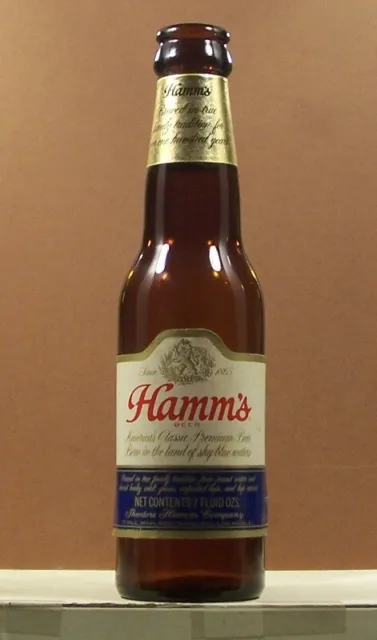 Hamm's 7 Fl Ozs Beer Bottle St Paul Minnesota San Francisco & LA California BB4