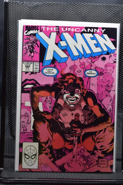 Uncanny X-Men #260 Marvel 1990 Chris Claremont & Jim Lee Colossus Wolverine 9.0