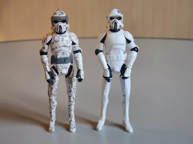 Star Wars ARF Trooper and Jungle Camo Arf Trooper Clone Wars Hasbro