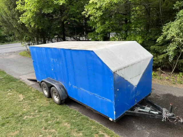 Tandem Axle Heavy Duty 1978 16ft Enclosed Tote Trailer Title in hand.