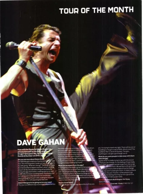 Ptp58 Magazine Picture Article : Dave Gahan