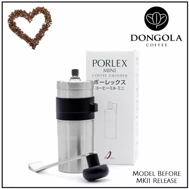 PORLEX MINI I Ceramic Burr Hand Coffee Grinder Mill Travel Stainless Steel Japan