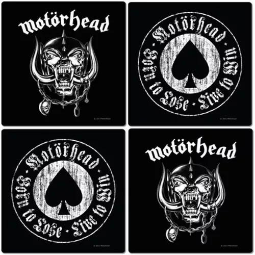 Motörhead Coaster - 4er Set - Untersetzer - Heavy - Metal - England - Lemmy