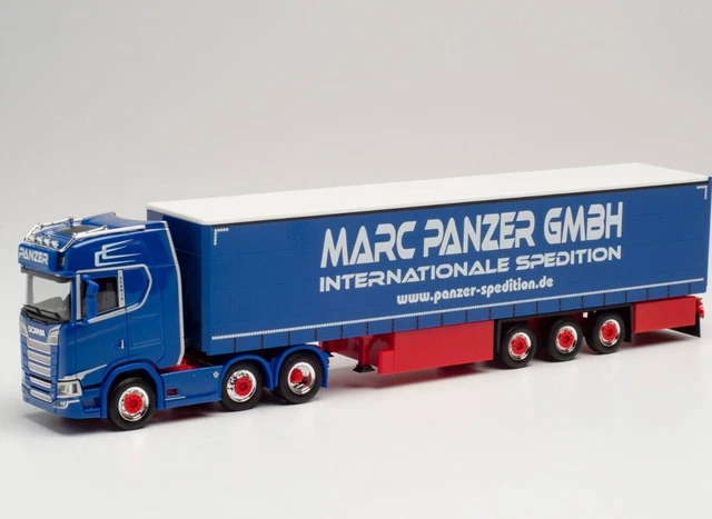 Herpa 316712 - 1 87 Scania CS 20 HD 6x2 Remorque Réfrigérée Chiltern | Achetez sur