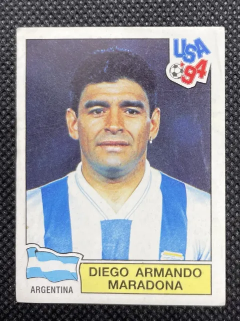 1994 Panini World Cup USA '94 Diego Maradona #257 Original Unglued Argentina