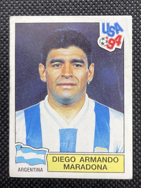 1994 Panini World Cup USA '94 Diego Maradona #257 Original Unglued Argentina 1994 Panini World Cup USA '94 Diego Maradona #257 Original Unglued Argentina