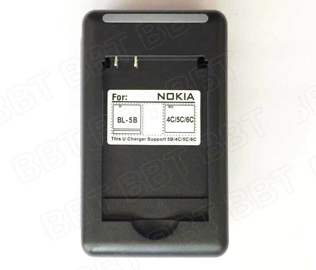 BL-5C/4C/5B/6C Battery Charger for Nokia 1110 2720 1100 5300 6100 6600 3220 6120