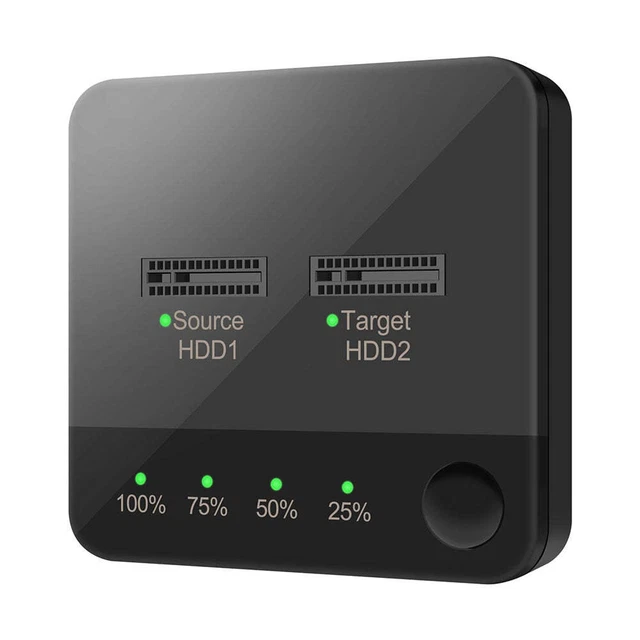 Hard Disk Copier with LED Indicator Hard Drive Docking Station Data Transmission