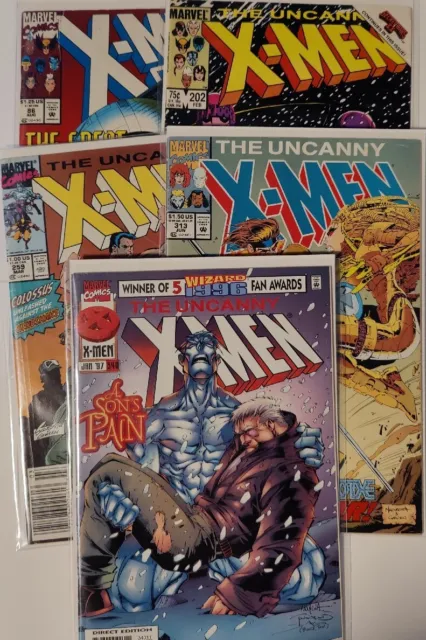 X-men Classic And X-men Uncanny Comic Lot Of 5