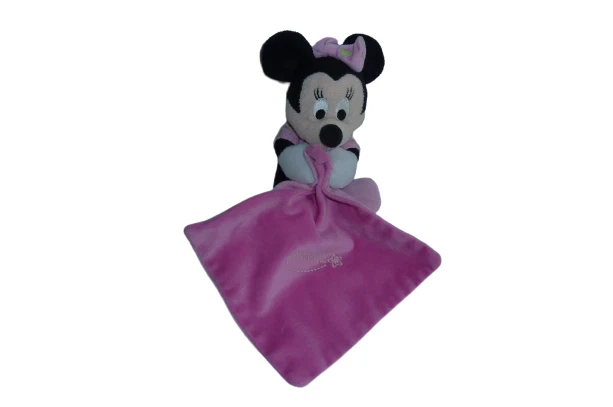 Doudou peluche souris Minnie tr�s bon �tat Disney