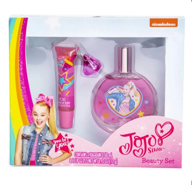 Nuevo conjunto de belleza JOJO SIWA fragancia fresa perfume y cupcake brillo labial