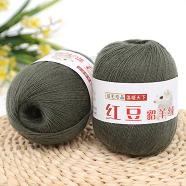 Soft Thin Cashmere Wool Yarn Multiple Colors Hand-Knitted Cashmere Yarn Balls 3