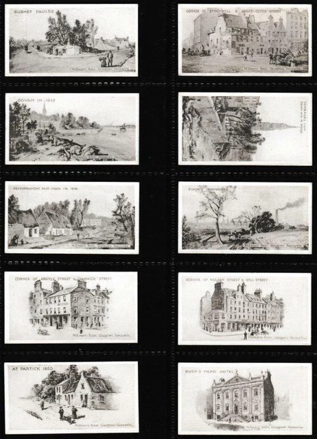 McEwan - 'Old Glasgow' (1929) - Complete Set