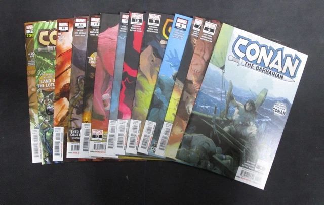 Conan The Barbarian Marvel Comics 13 Issue Collection Aaron Asrar Wilson 2019