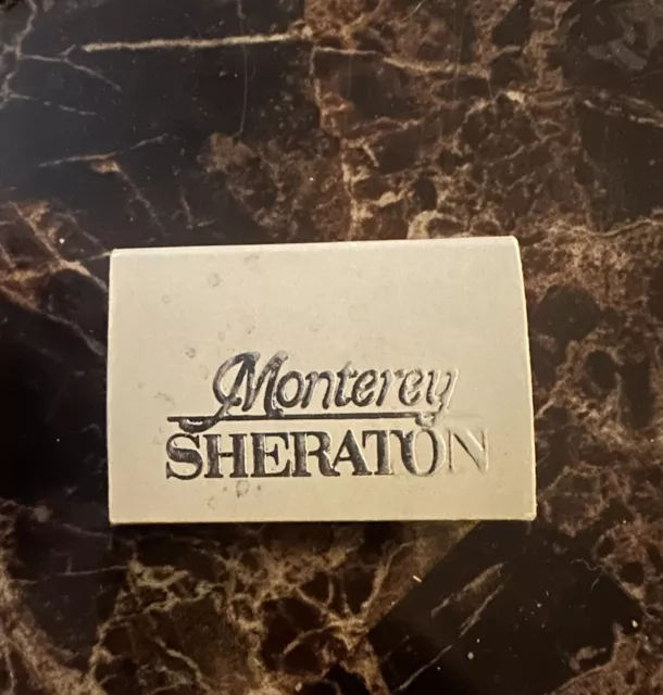 Monterey Sheraton Hotel Matchbox