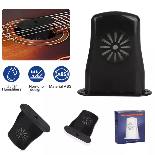 2Pcs Guitar Humidifier Humidity Regulation Prevent Dryness Guitar Board Cracking