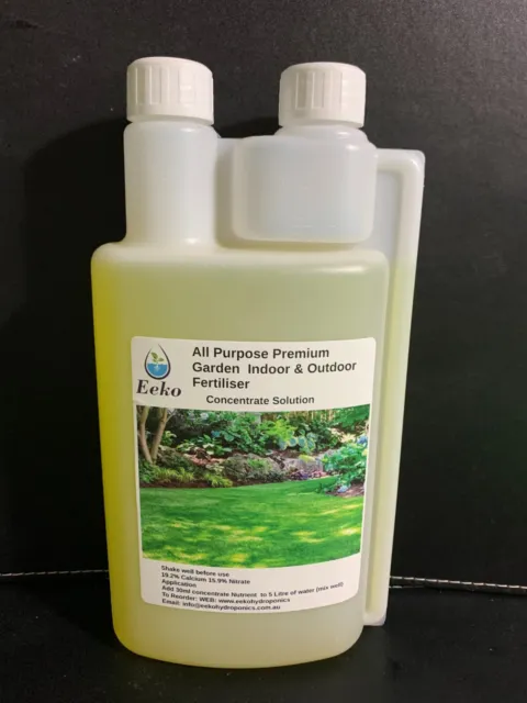 All Purpose Premium Grow Plant Feed Fertiliser Concentrate Solution 500ML